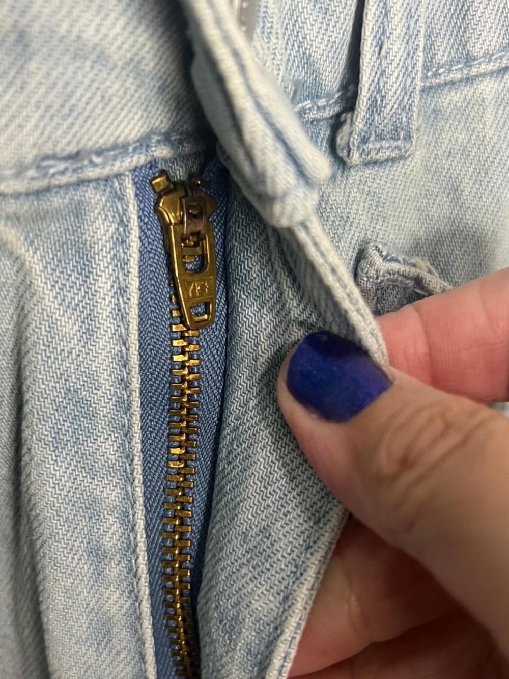 Universal Thread: Denim Jumpsuit Utility Boho Minimalist Light Wash - Picture 5 of 8